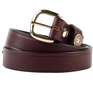 NEW OVER UNDER men's single shot belt in brown